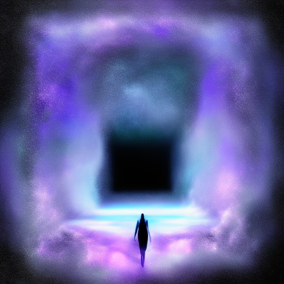 a portal to another dimension, digital art