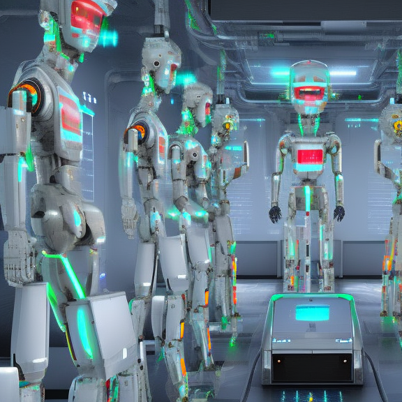 An ai robot aging 
