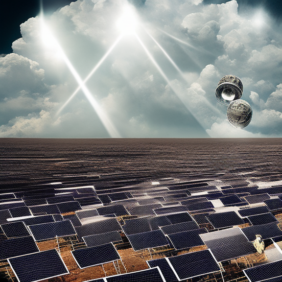 “A stylized and dystopian space-themed poster art featuring a chaotic landscape of satellite debris, solar panels, radiators and antennas, floating in the vastness of space, with a muted and desaturated color palette, and intricate use of light and shadow. The image captures the sense of loss, neglect and waste, evoking feelings of caution and the need for responsible use of technology.". "A stylized and dystopian space-themed poster art featuring a chaotic landscape of satellite debris, solar panels, radiators and antennas, floating in the vastness of space, with a muted and desaturated color palette, and intricate use of light and shadow. The image captures the sense of loss, neglect and waste, evoking feelings of caution and the need for responsible use of technology.". pexels, profile picture 1024px, high res beautiful lighting”