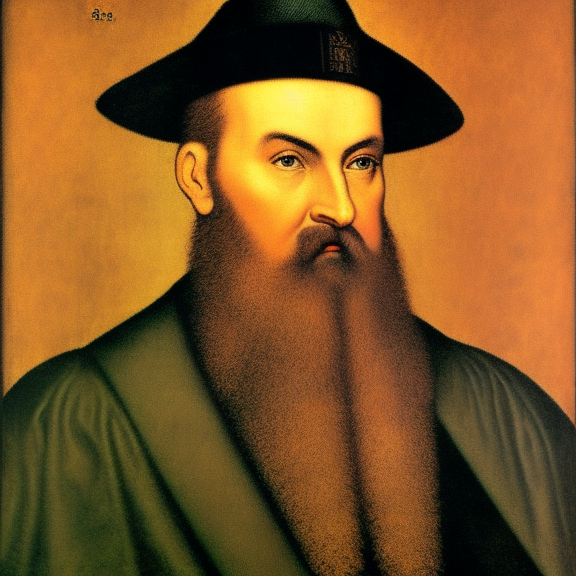 modern image of Nostradamus