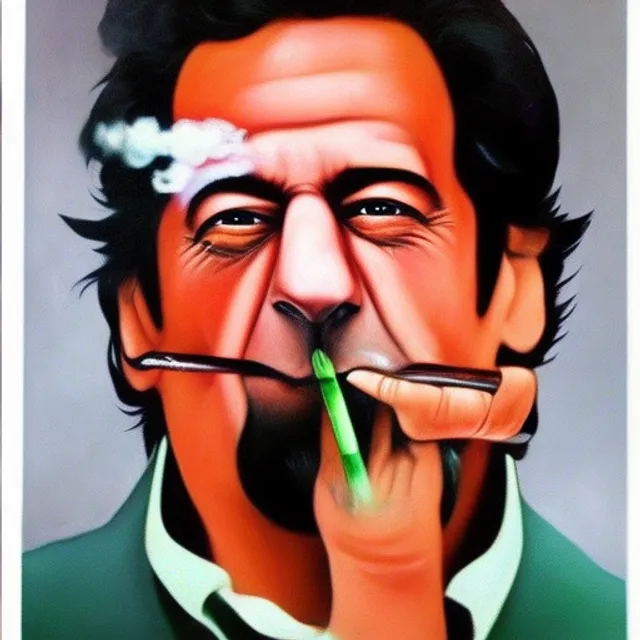 Imran Khan smoking ganja 