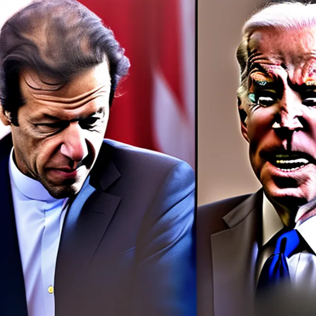 Imran Khan with Biden 