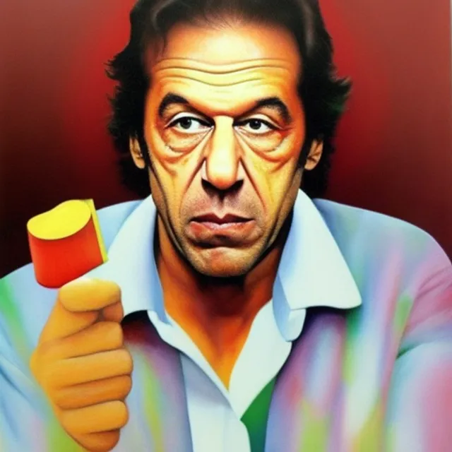 Imran Khan with drugs