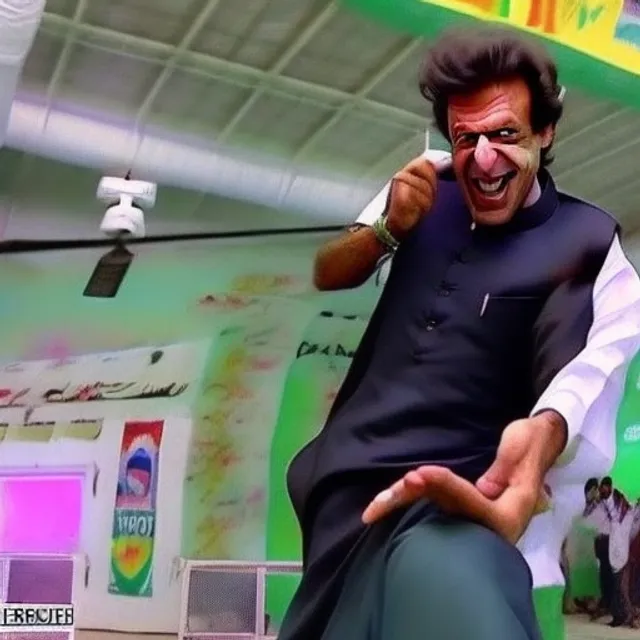 Imran Khan going crazy
