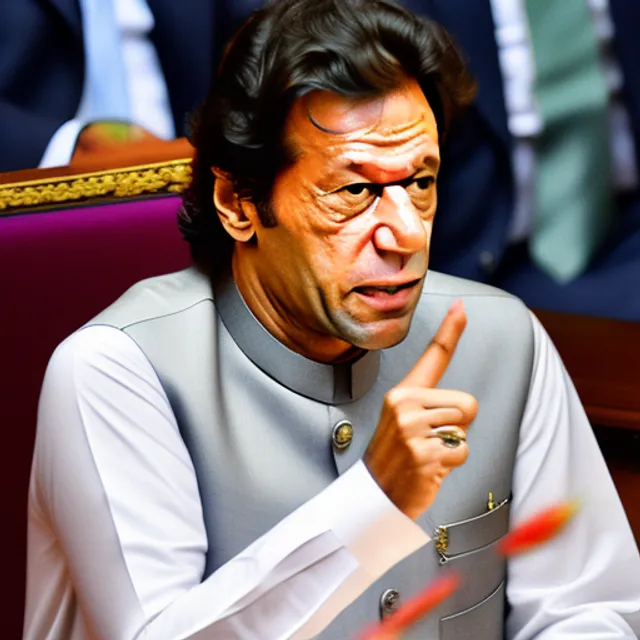 Imran Khan in parliament 