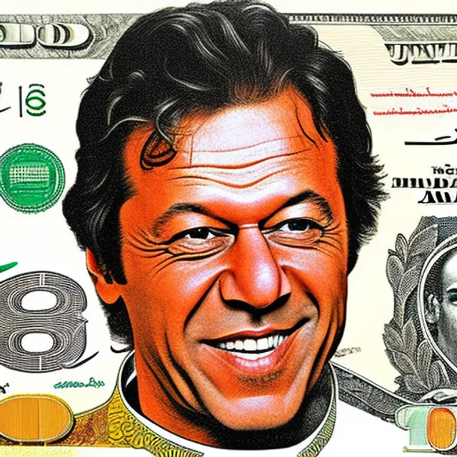 Imran Khan with money