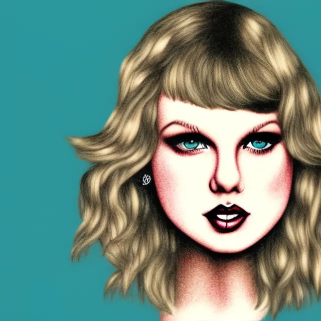 Tylor swift 5d colored 