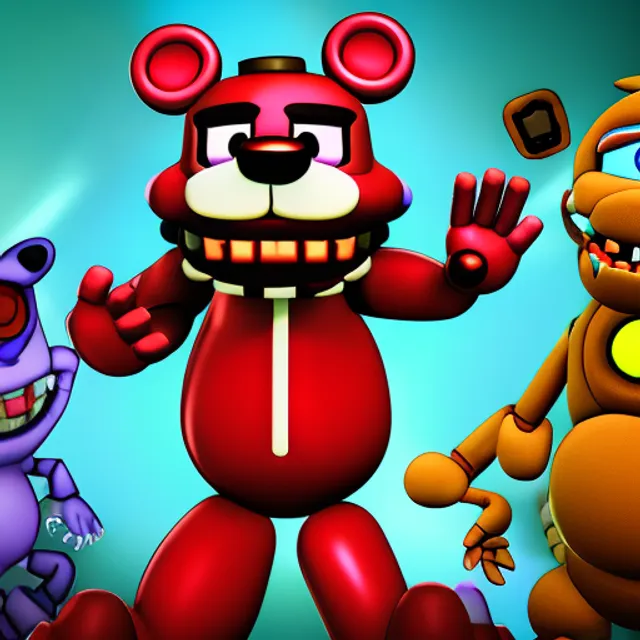 Five nights of Freddy jump scaring 