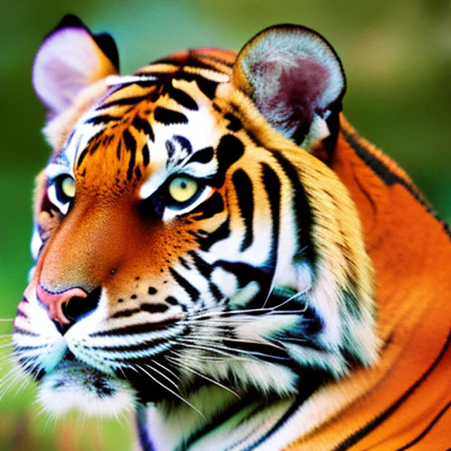 colorful tiger
