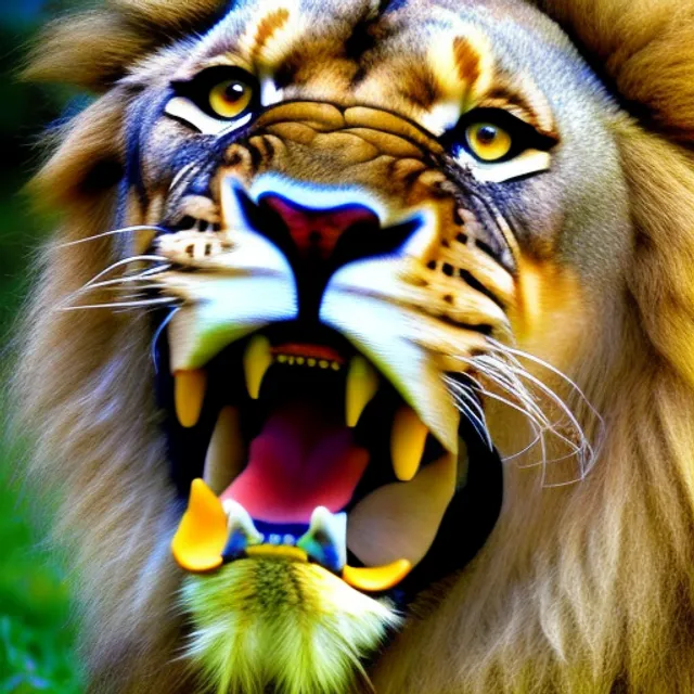 5d lion roaring