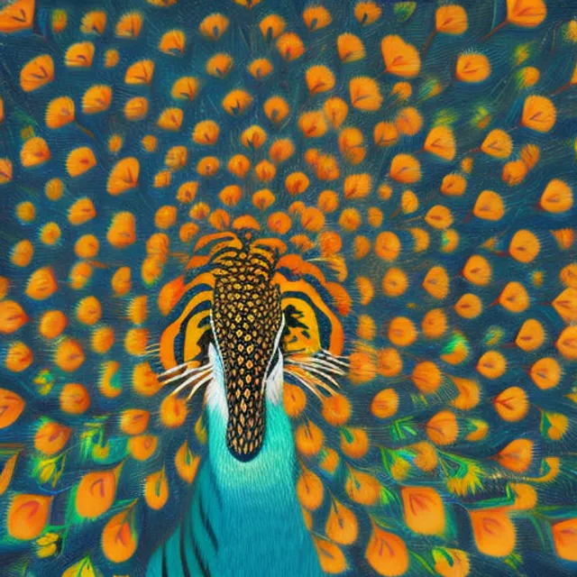 tiger hunt peacock