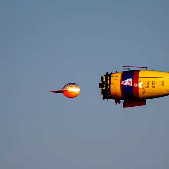 a rocket flies towards moon