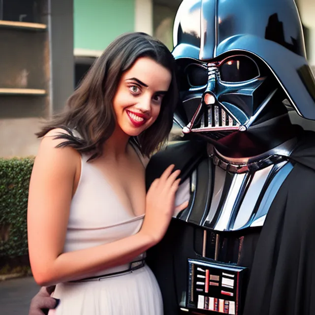 Darth Vader proposes to Ana de armas