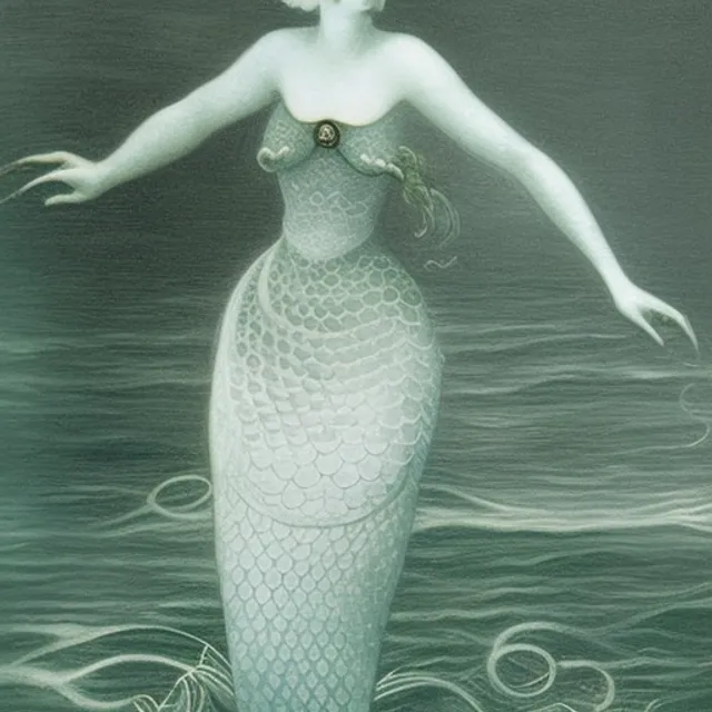 Nicola tesla mermaid
