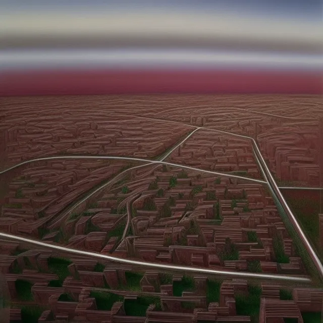 non-euclidean hyper dynamic geospectralism. a splendiferous scene of overwhelming magnitude:: cityscape in the desert, photorealistic, hyperrealism 
