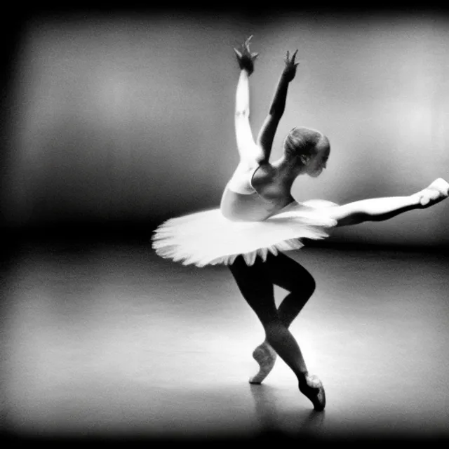 a dancing ballerina