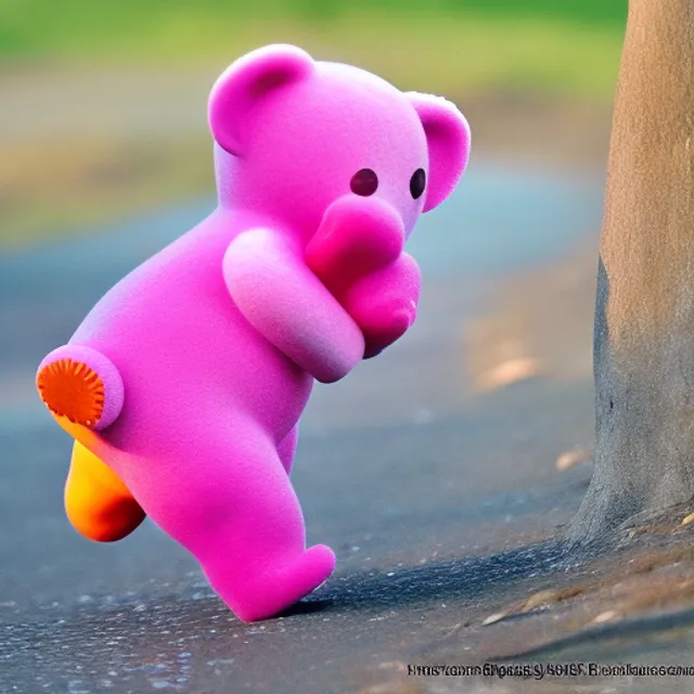 Gummybear walks