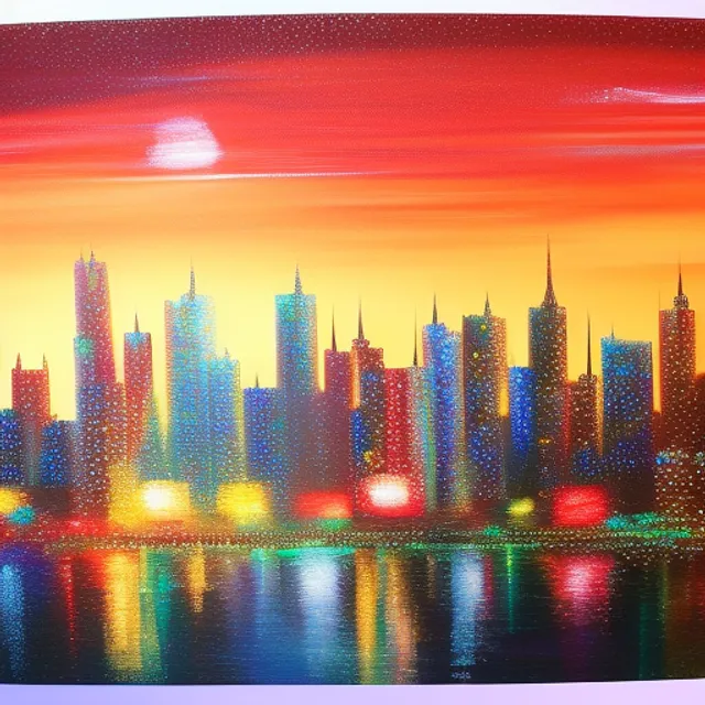 Cityscape at night