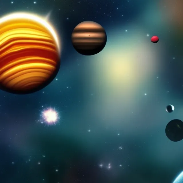 space with planets
