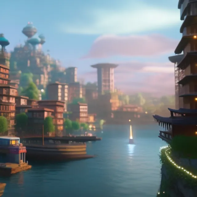 How about creating an ultra-realistic, 8K short film in Unreal Engine, inspired by both Chinese cities and the imaginative world of Studio Ghibli?

The film could show a stunning, photorealistic 3D cityscape, featuring towering skyscrapers, busy streets, and bustling markets, but with elements of magic and wonder added in, such as floating lanterns and fantastical creatures like dragons. The film could center around a giant, central tree, which serves as a hub of activity and is connected to the surrounding buildings by bridges and walkways. The tree could be home to various businesses and homes, as well as a community park filled with playing children and animals.

Throughout the film, there could be breathtaking shots of the city, showing the vibrant colors and dynamic weather effects that bring the world to life. The film could have a dreamlike quality, with a vibrant and lively atmosphere that creates a sense of wonder and awe, evocative of the imaginative worlds found in Studio Ghibli films.