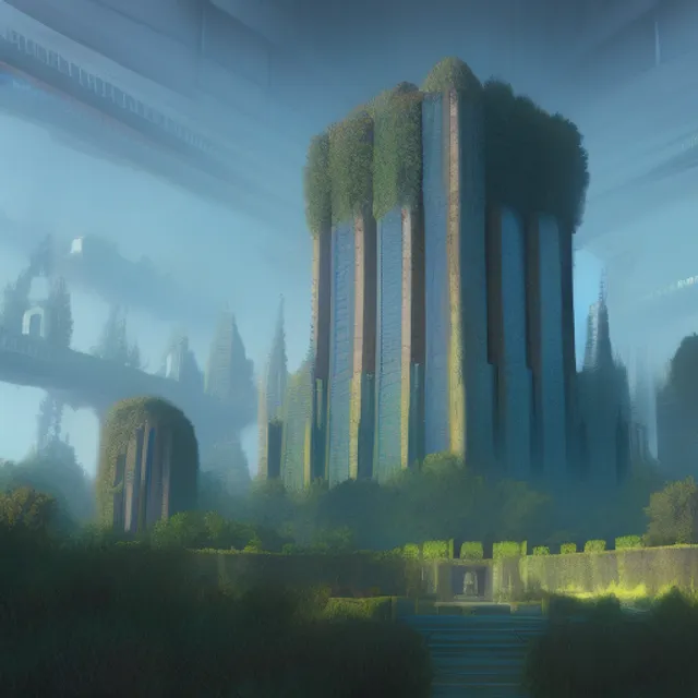 brutalist futuristic aztec structures manicured garden eden jessica rossier hr giger