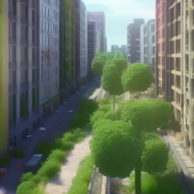 “Unreal engine city daytime lush windowsill lush flowers windowsill with a large variety of vegetation in a soft, realistic 8k resolution. cityscape. turn it into a CG cityscape”. Add a cityscape in the background”