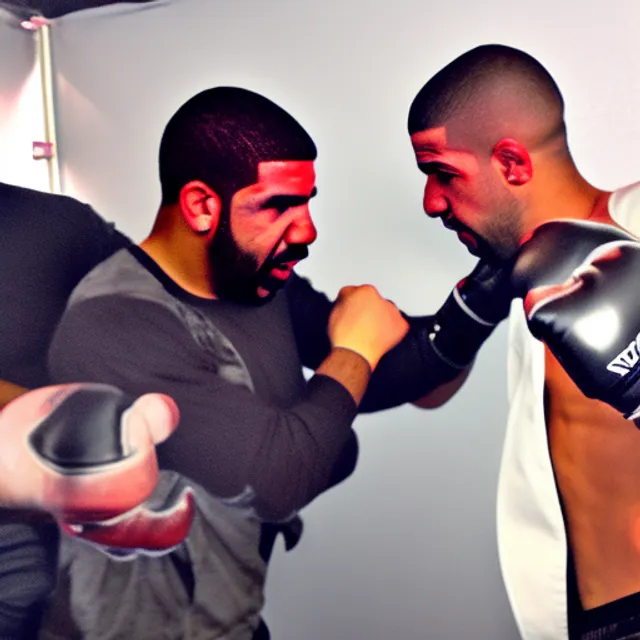 Drake involved in a brutal punch up fight