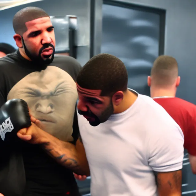 Drake involved in a brutal punch up fight