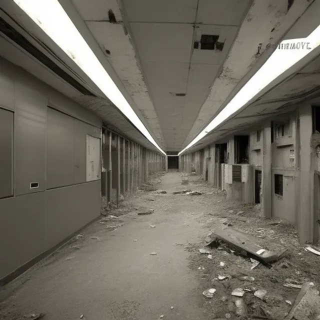 An abandoned space station in an unknown part of the universe. The corridors are dark and dusty, with debris and rubble everywhere. This station was once full of life and activity, but now it seems abandoned for years. Occasionally you can hear the sound of the wind blowing through the corridors, but otherwise it is quiet and eerie. The control room is deserted and the screens are black, and the machines seem to have come to a standstill long ago. The only light comes from the flashing red warning lights, which create a strange atmosphere. It is clear that something serious happened at this station at some point, but what it was remains a mystery. It feels like loneliness and lostness, like being all alone in an unknown corner of space. Yet you also feel a sense of adventure and curiosity, which may still be discovered in this mysterious environment.