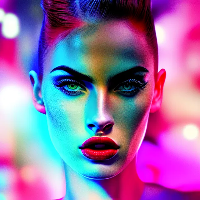 beauty, robot face, trending on artstation, sharp focus, studio photo, intricate details, highly detailed, by greg rutkowski, 4k resolution, composition, agnes cecile, bowater, wasiliy kandinsky, mixture of megan fox and ana de armas, cyberpunk, futuristic, cyberpunk 2077, ana de armas, megan fox, robot features, ex machina, ex machina robot, half robot, robotic features, some scars, extremely detailed, 8k, amazing quality, close up on face, extreme detail, one portrait