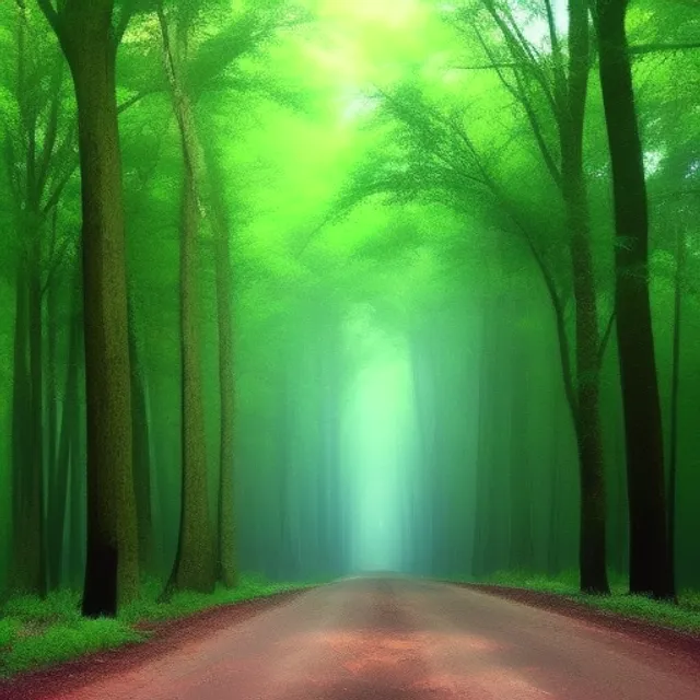 Peaceful forest