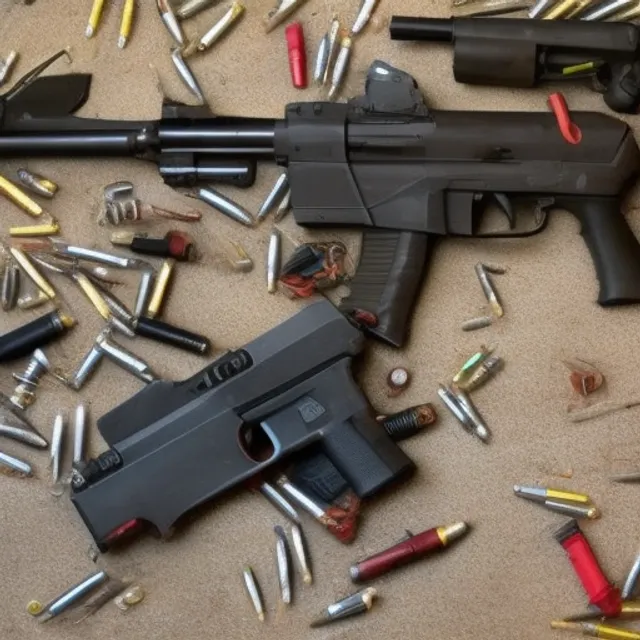 feet and guns