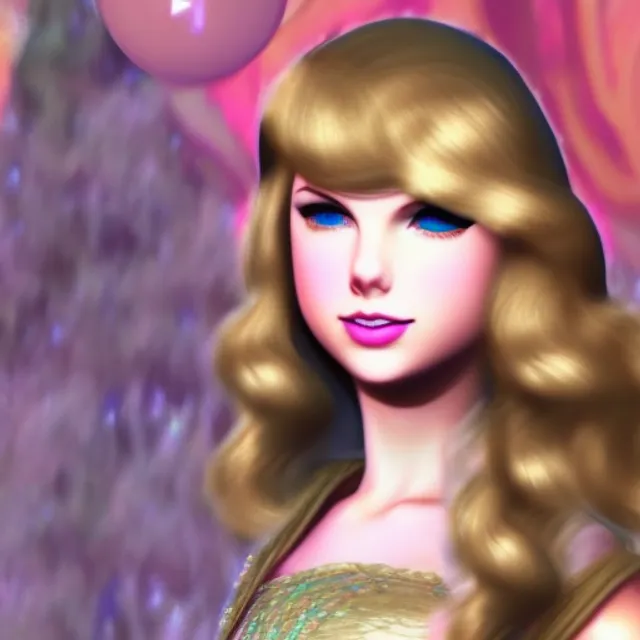 Photorealistic Taylor swift to become princess zelda