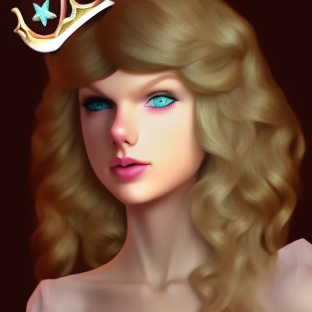 Photorealistic Taylor swift to become princess zelda