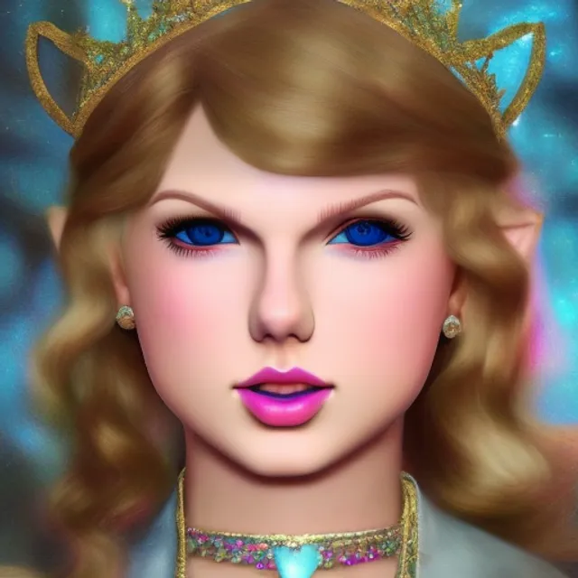 Photorealistic Taylor swift to become princess zelda