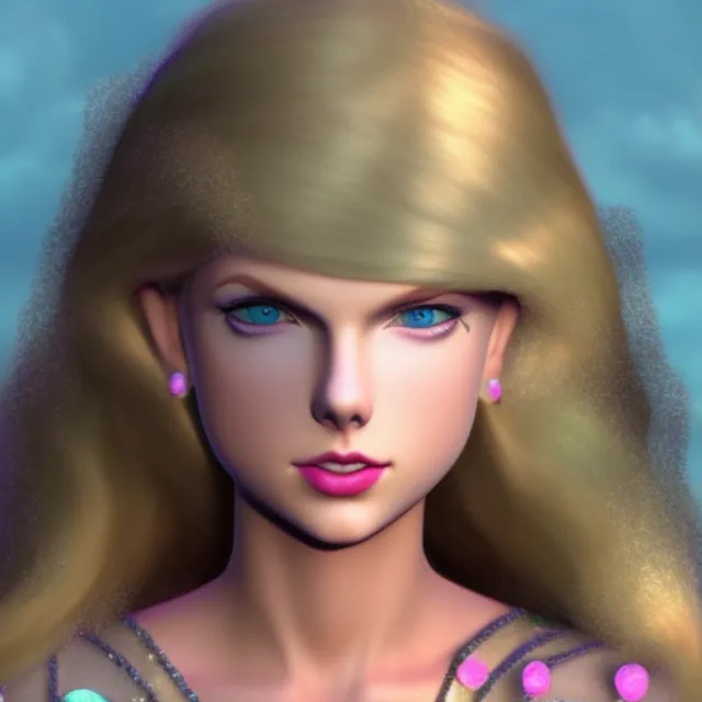Photorealistic Taylor swift to become princess zelda