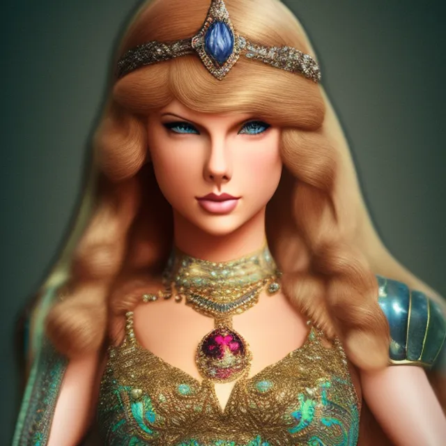 Photorealistic Taylor swift to become princess zelda