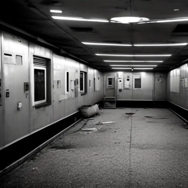 An abandoned space station in an unknown part of the universe. The corridors are dark and dusty, with debris and rubble everywhere. This station was once full of life and activity, but now it seems abandoned for years. Occasionally you can hear the sound of the wind blowing through the corridors, but otherwise it is quiet and eerie. The control room is deserted and the screens are black, and the machines seem to have come to a standstill long ago. The only light comes from the flashing red warning lights, which create a strange atmosphere. It is clear that something serious happened at this station at some point, but what it was remains a mystery. It feels like loneliness and lostness, like being all alone in an unknown corner of space. Yet you also feel a sense of adventure and curiosity, which may still be discovered in this mysterious environment.