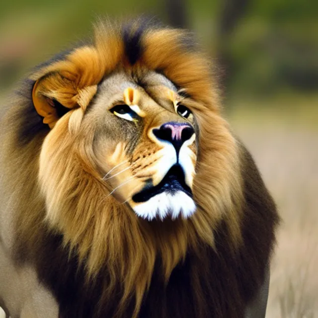 A Big, Lion-like Figure With a Moustache, Spawned by Salman Khan. Change the lion into salman khan