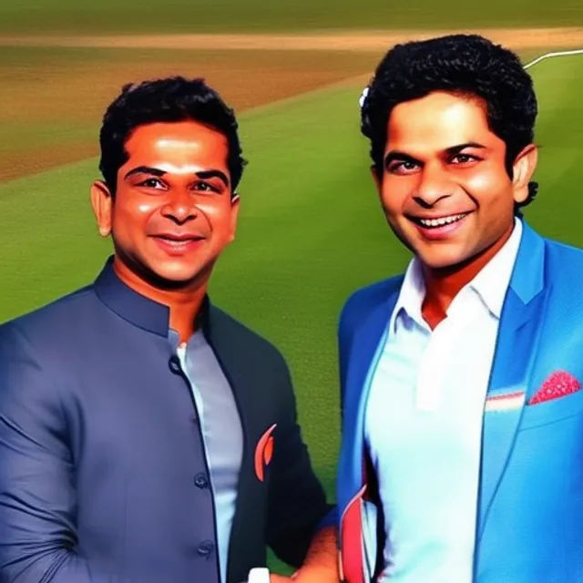 Sachin tendulkar with virat kohli