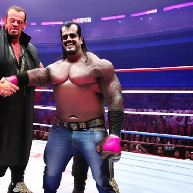 Wwe undertaker with salman khan