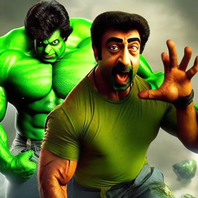 Sunny deol as hulk