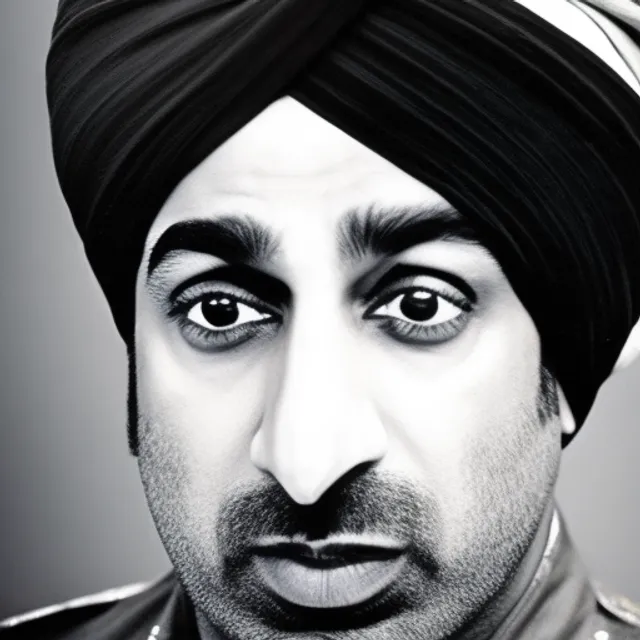 Sunny deol, turban on head