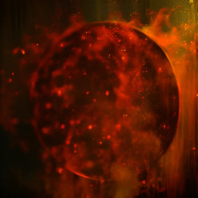 fire , moon ,swing,smoke, beautiful, Chic Modernist, Dripping Paint, close-up, Texturing, Bokeh, Sound art, orange colors, Greaser, laser lighting, Studio quality