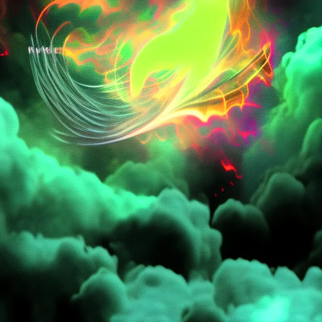 fire , moon ,swing,smoke, Sublime, Cyberdelic, Goblincore, long shot, Motion graphics, Hi-fi, Light art, hue colors, Abstraction, Aurora borealis lighting, 64-bit

