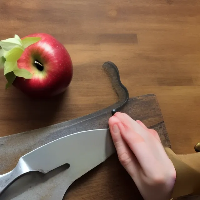 Apple cutting 