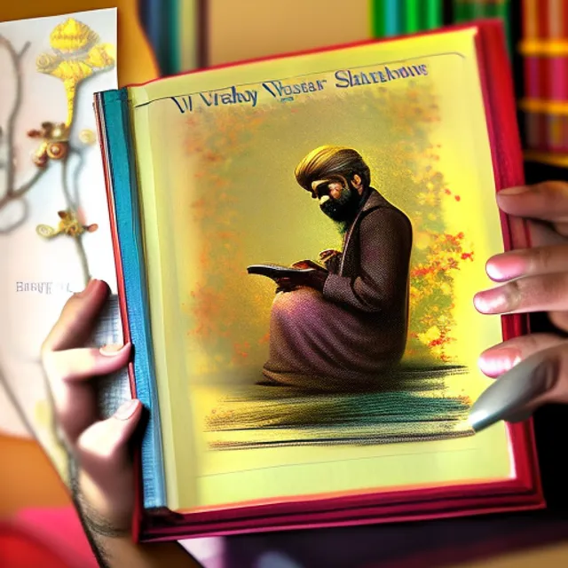 “Actor Vijay Sethupathi goes in the room and reads an old book. We add some fireflies to give the painting a deep focus dad fantasy feel, and intricate elegance. We also add some intricate details and sharp focus illustrations. Add some fireflies and make the painting feel more like a deep focus dad fantasy intricate elegant,highly detailed digital painting”