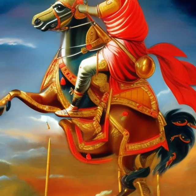 Chatrapati shivaji maharaj on horse