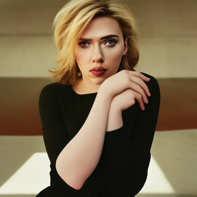 Scarlet johansson posing