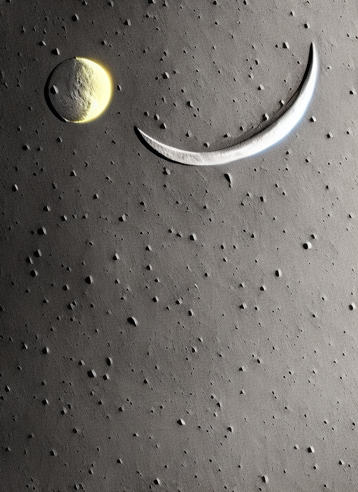 the moon is made of cheese. intricately detailed.